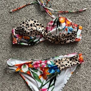 Victoria's Secret Kids Bikini - Floral and Leopard Print